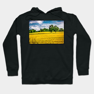 Two Trees In Wheat Field 5 Hoodie